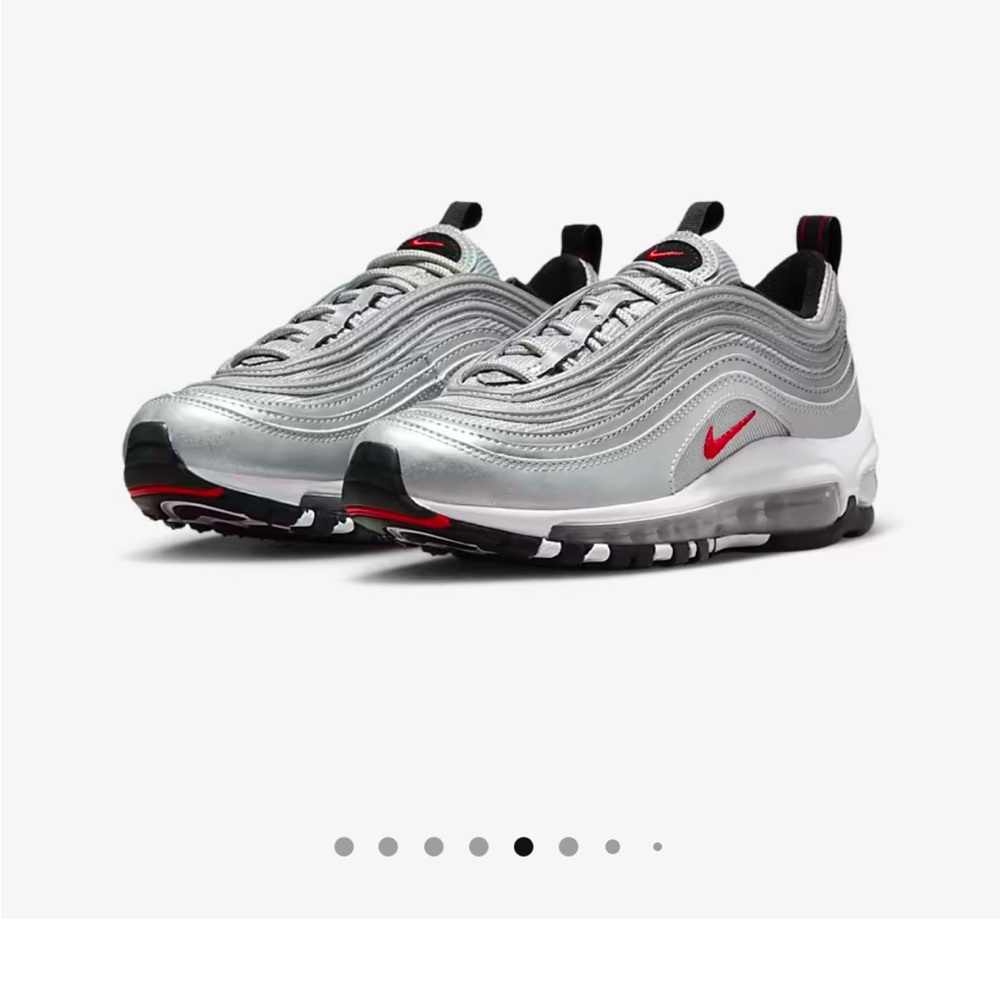 Nike Air Max 97 Silver Red Sneakers